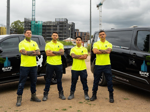 Safe Rope Access Team Working